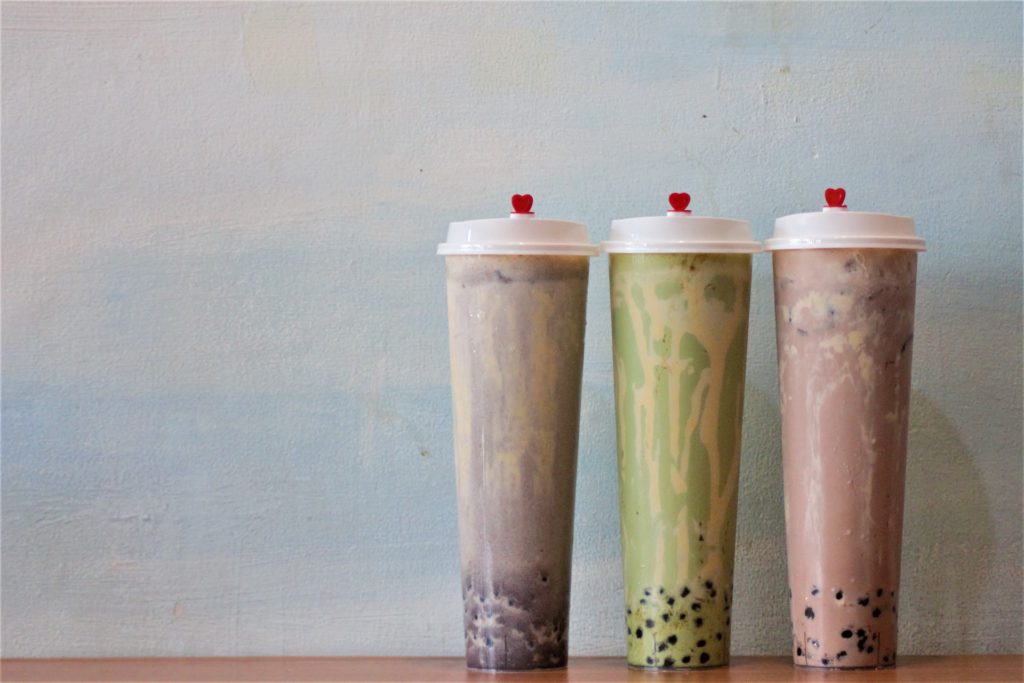 bubble tea products, must-eat in a Taiwan tour