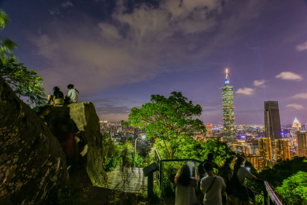 elephant mountain at night