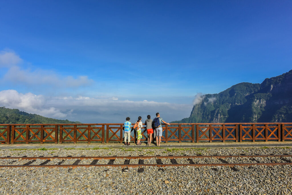 Alishan Forest Railway Erwanping Station and TashanTa Mountain at Chiayi 1