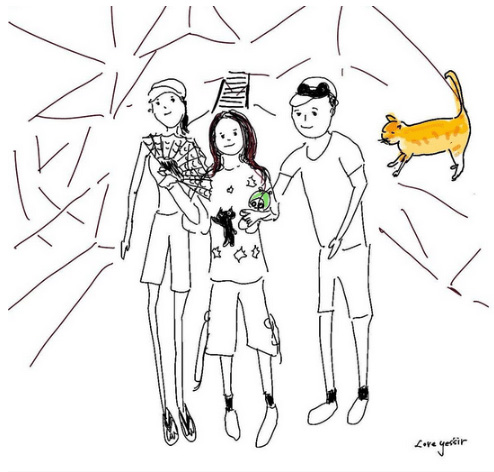 Jennifer Hand Drawing Guests About Us Page