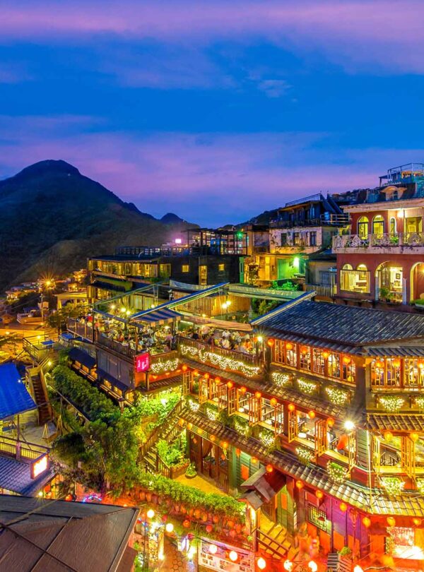 Jiufen at night Old Street