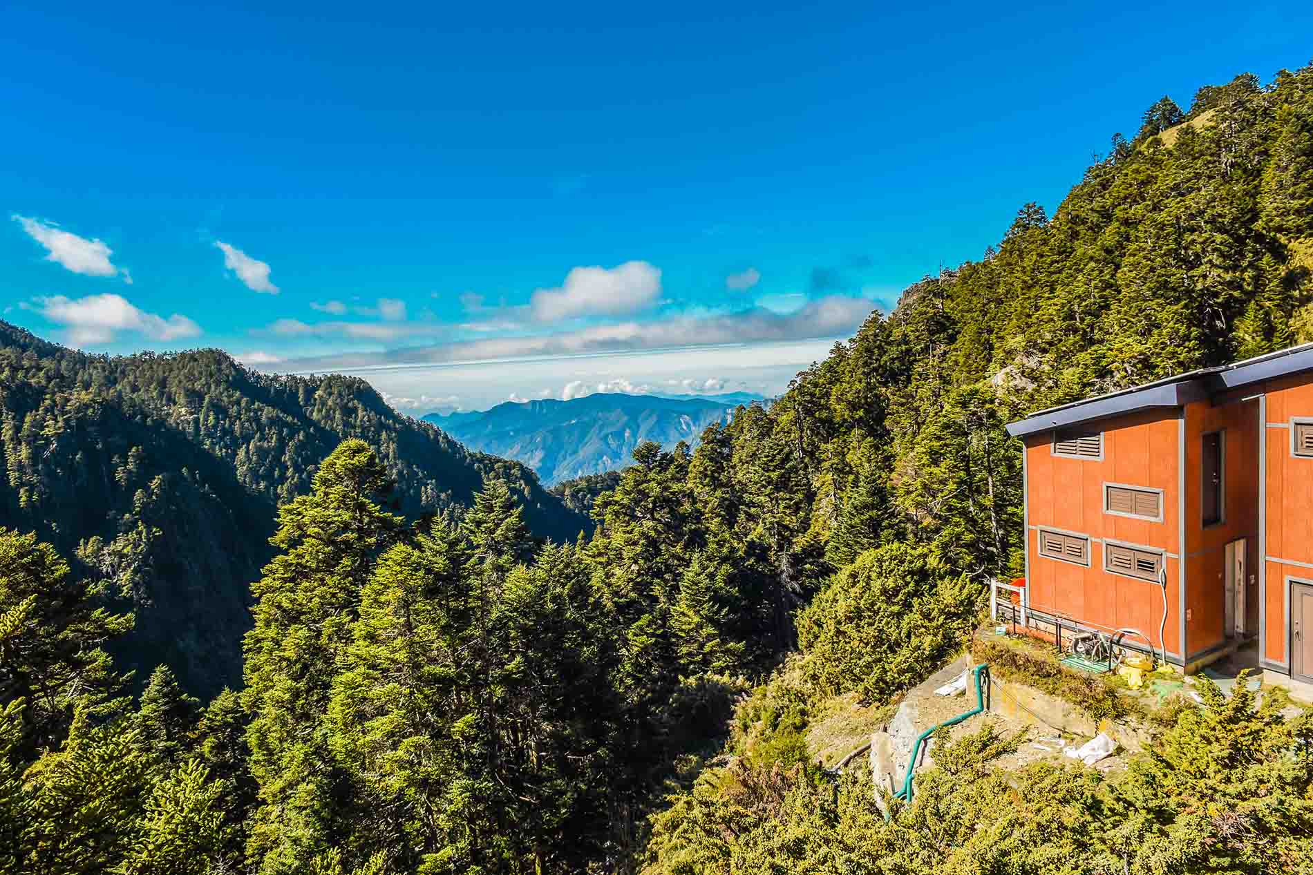 Taiwan hiking on Yushan Jade Mountain
