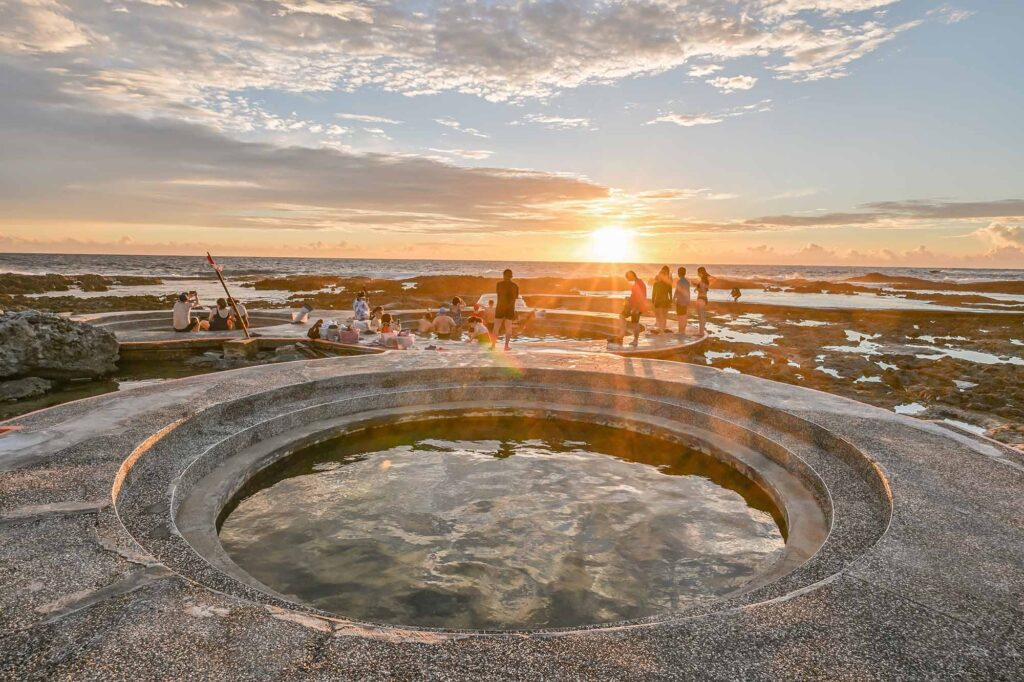 Zhaori Hot Springs Green Island Ludao Taitung 綠島 朝日溫泉