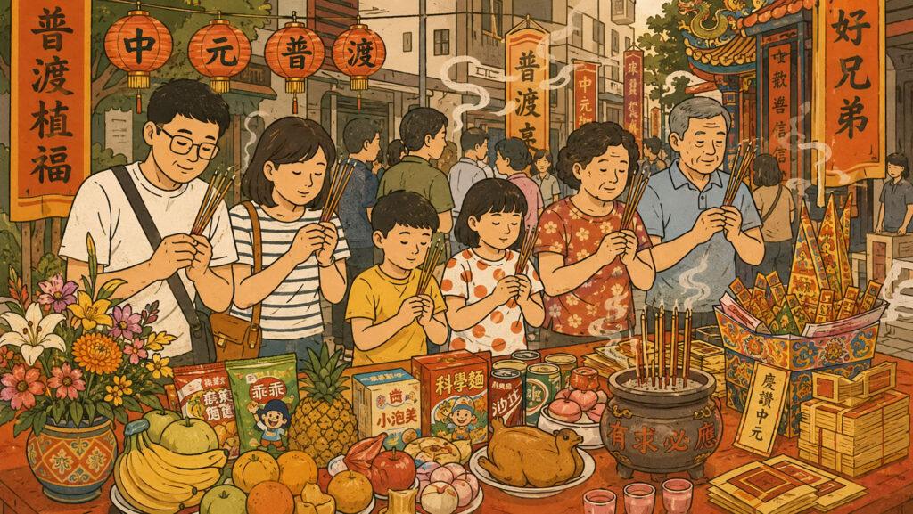Hungry Ghost Festival in Taiwan