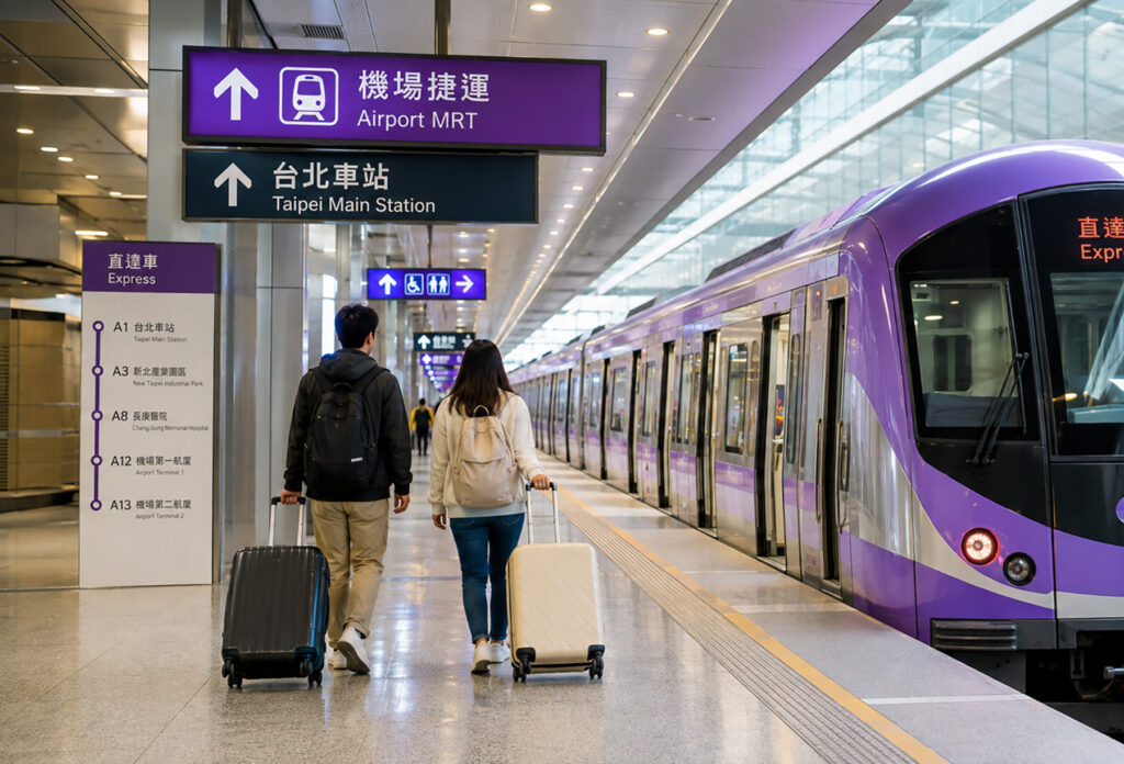 Taoyuan Airport to Taipei
